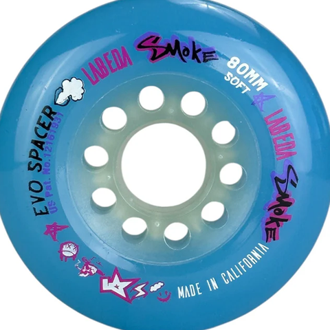 Labeda Smoke Soft Roller Hockey Wheel – Blue
