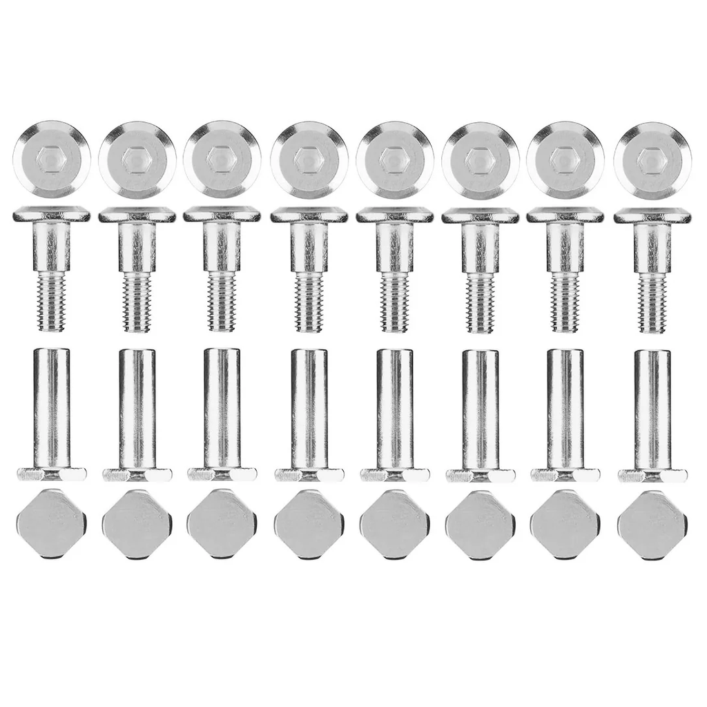Universal Extender 6mm Square Inline Hockey Skate Axle Kit (8 Pack)